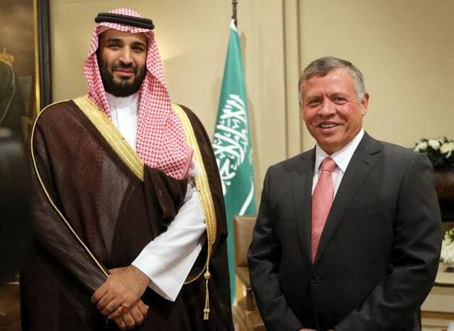 Jordan King text to Crown Prince