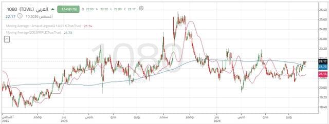Arab's Share Tests Resistance Levels