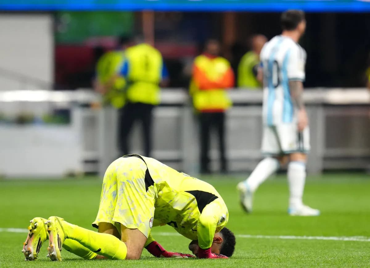 مصطفى شوبير يدخل التاريخ في المونديال بسبب ميسي