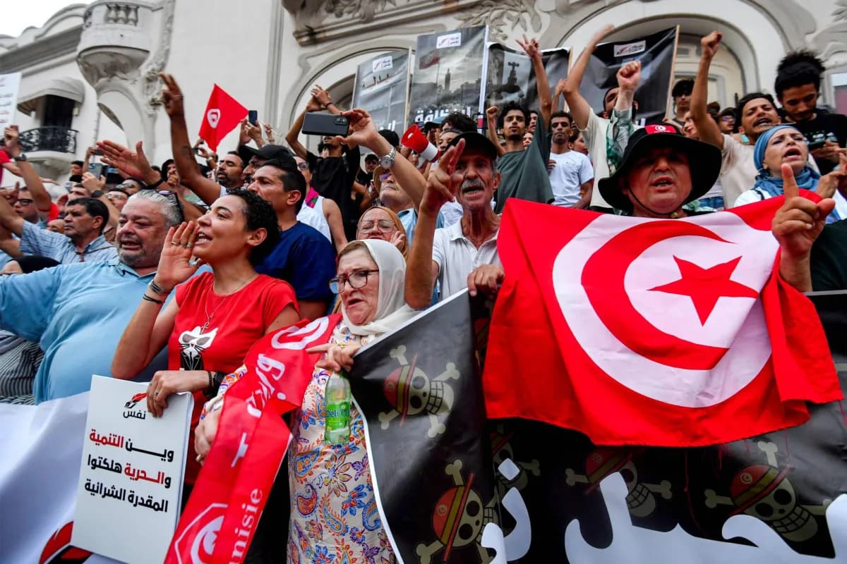 Monastir residents protest water shortages