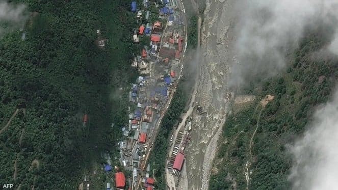 tayyar.org - The Blue Sky Flood Behind Nepal's Disaster