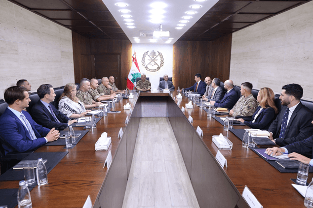 Hezbollah official meets ex-American envoy