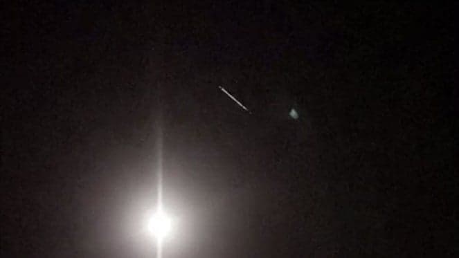 Body sighted in sky over Arab city