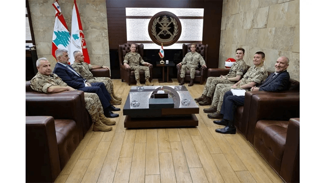 Army chief discusses post-UNIFIL with German and British officials