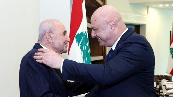 Bari Congratulates Aoun on Return from Washington