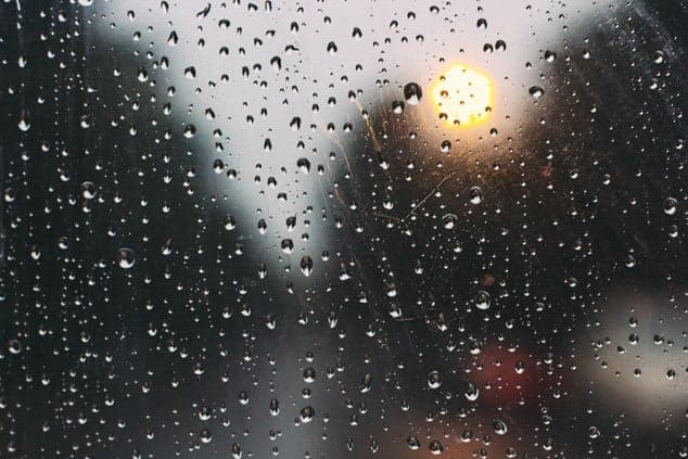 Heavy rain and strong winds hit this morning