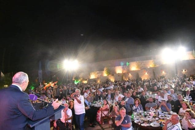 Zahle District Dinner with Aoun and Bassil