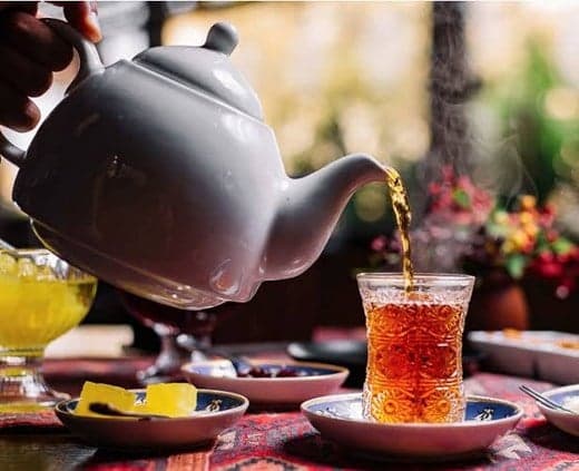 Tea temperature impact on heart health
