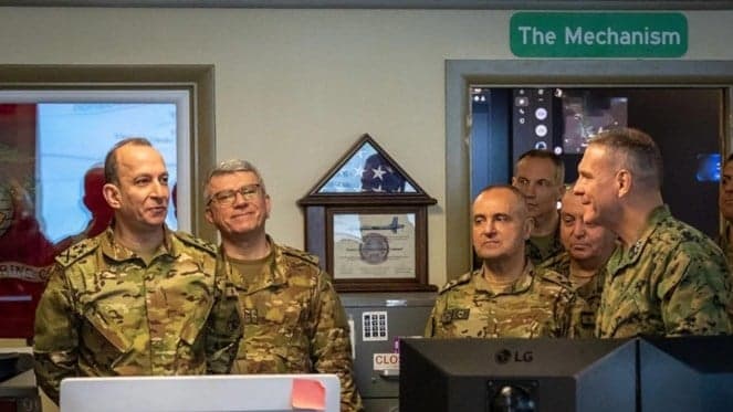 Political developments in Rome and CENTCOM military talks