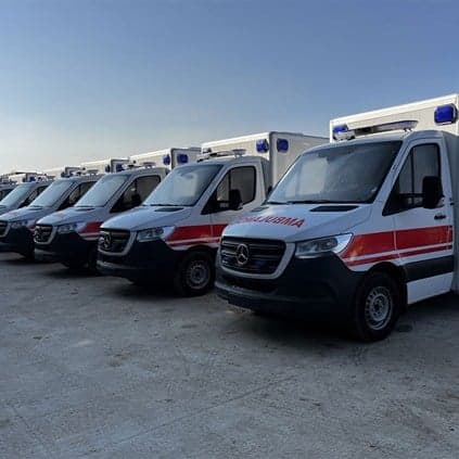 Modern ambulances dispatched to Lebanon
