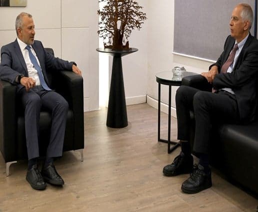 Bassil meets French ambassador in farewell