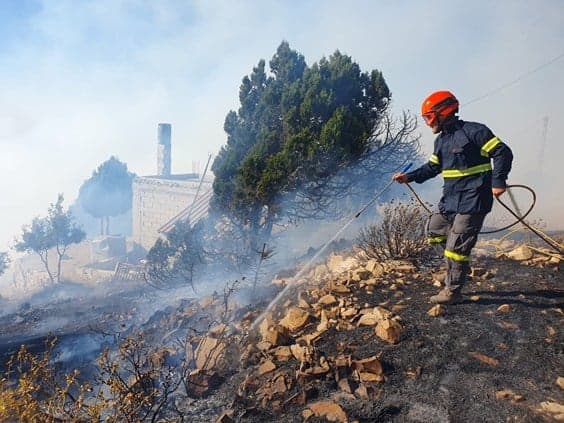 Fire at Mar Mikhael Tool Warehouse