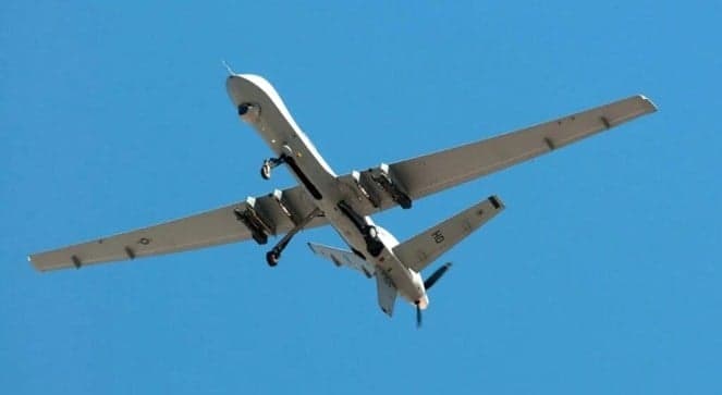 Israeli drone over residential area