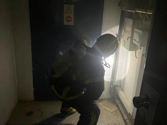 Fire at Sayyeda Al-Ma'ounat Hospital