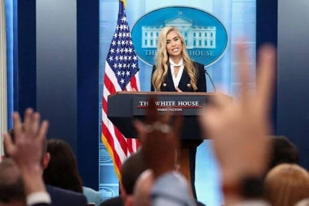 Trump spokesperson's ordeal ends early
