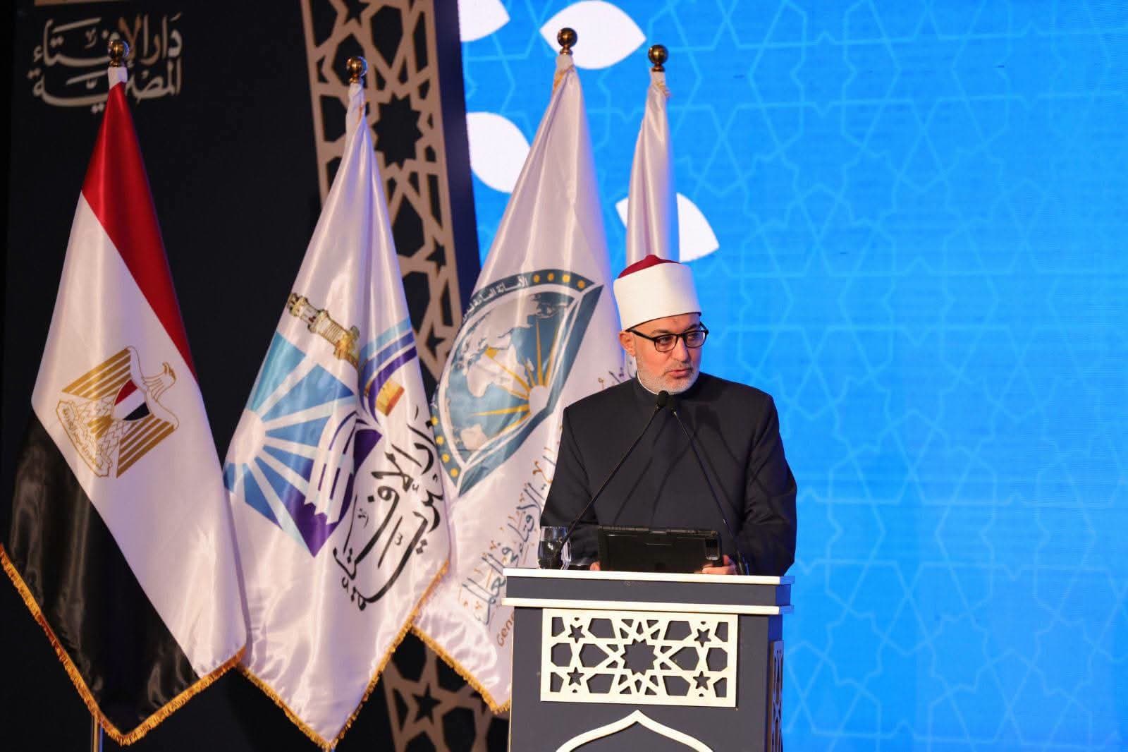 مفتي الجمهورية يعلن توصيات المؤتمر الدولي للأمانة العامة للإفتاء