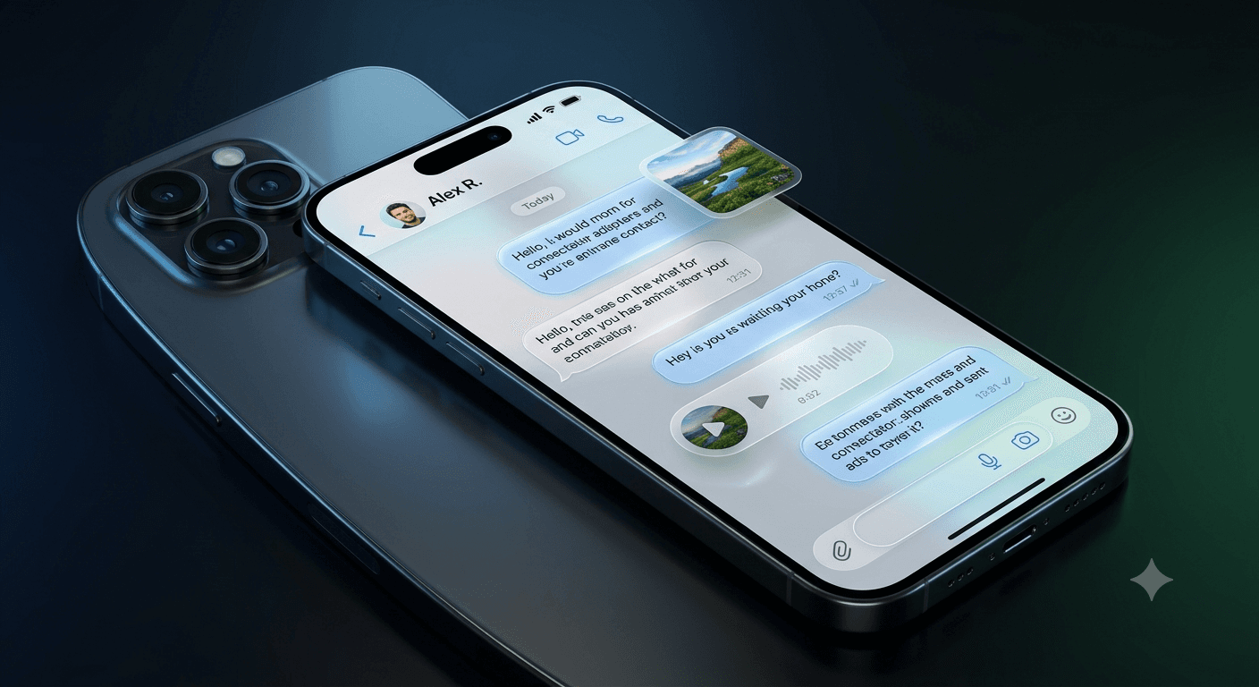 WhatsApp tests new chat design on iPhone