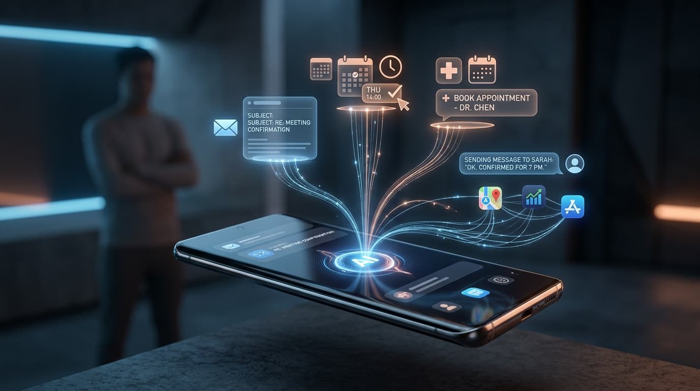 AI agents transform smartphone use