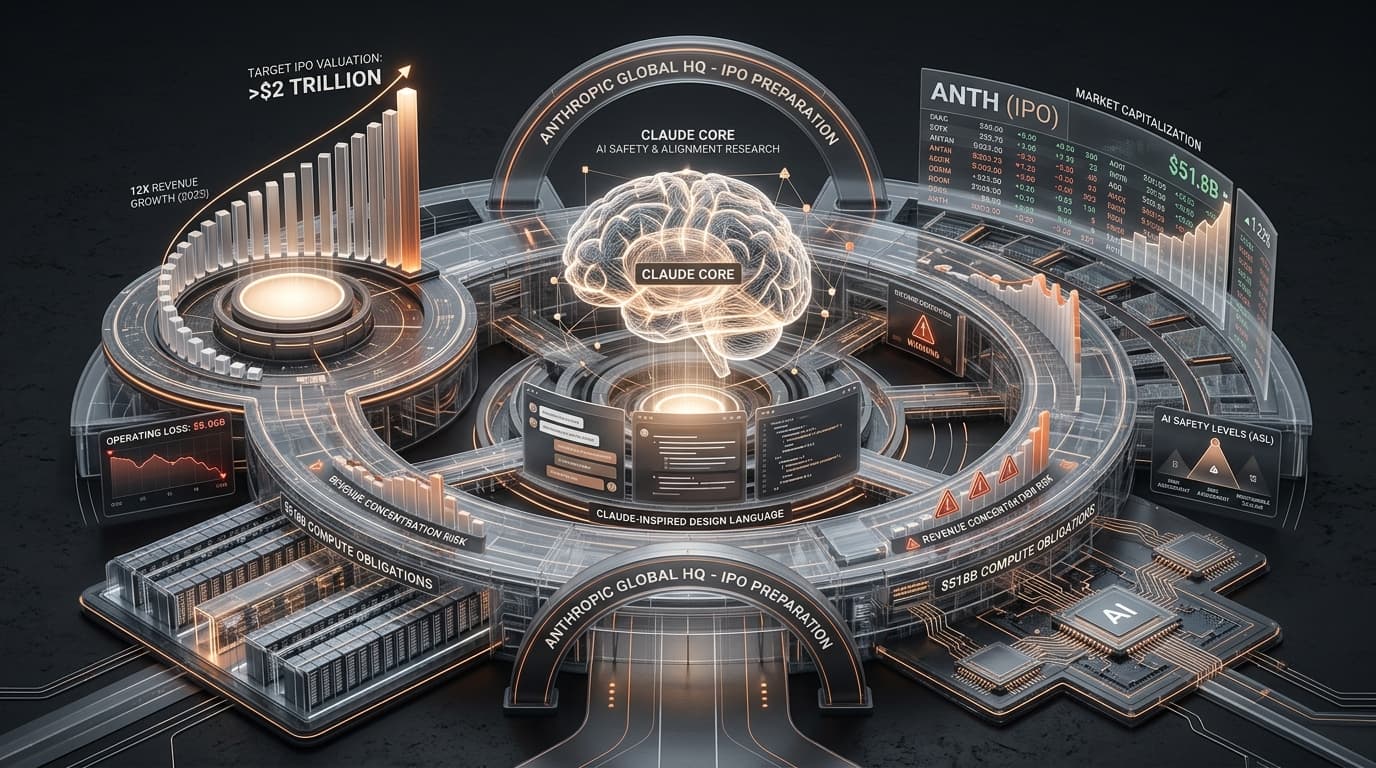 Anthropic plans $2T IPO amid losses