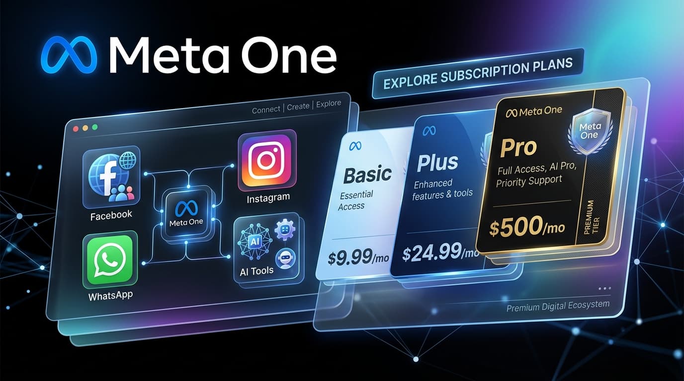 ميتا تعلن عن خدمة Meta One جديدة