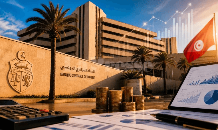 Tunisia Central Bank Publishes Data
