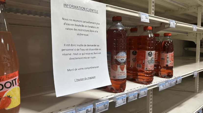 Tunisie Bottled Water Crisis and Europe's Drought