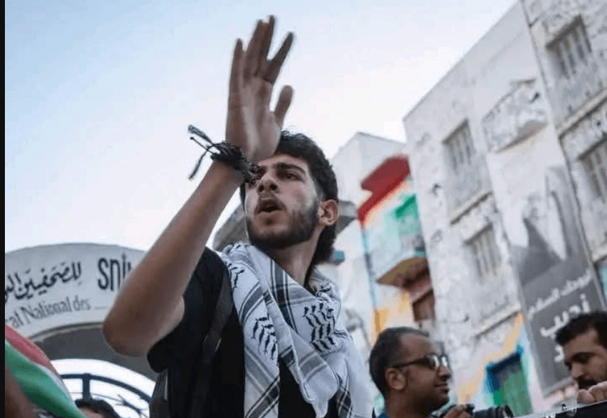 Tunisian Telegraph: Student Adam detained after March for Operation Resilience