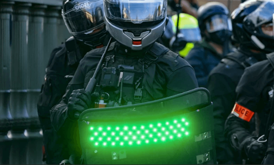Tunisie Telegraph: French Police Optical Shields Explained