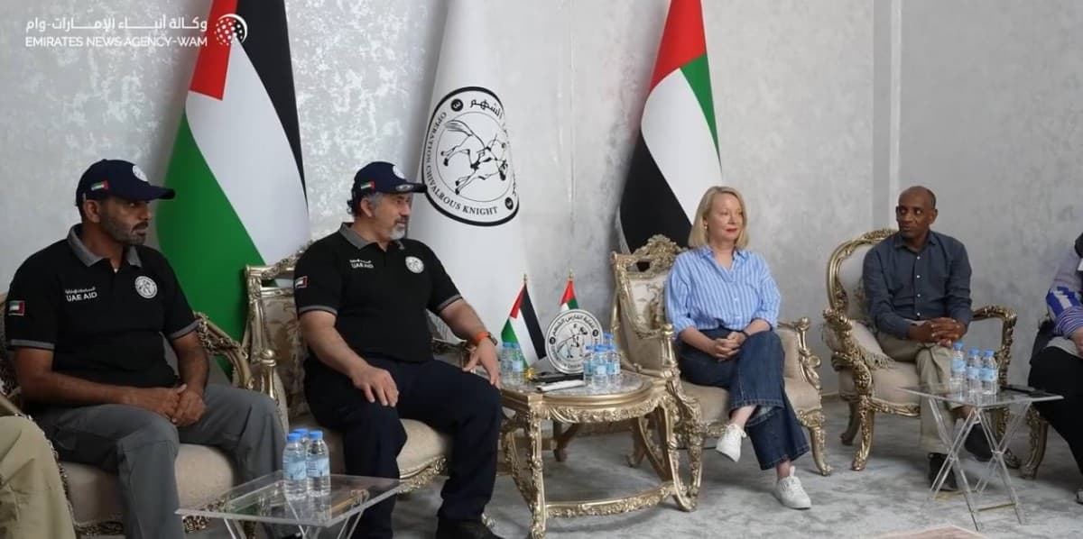 UAE Gaza hospital hosts UN delegation