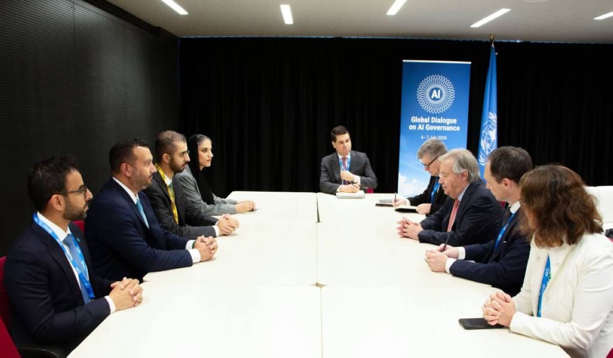 Omar Sultan Al-Alami Participates in UN Global Dialogue on AI Governance on Behalf of the Head of State
