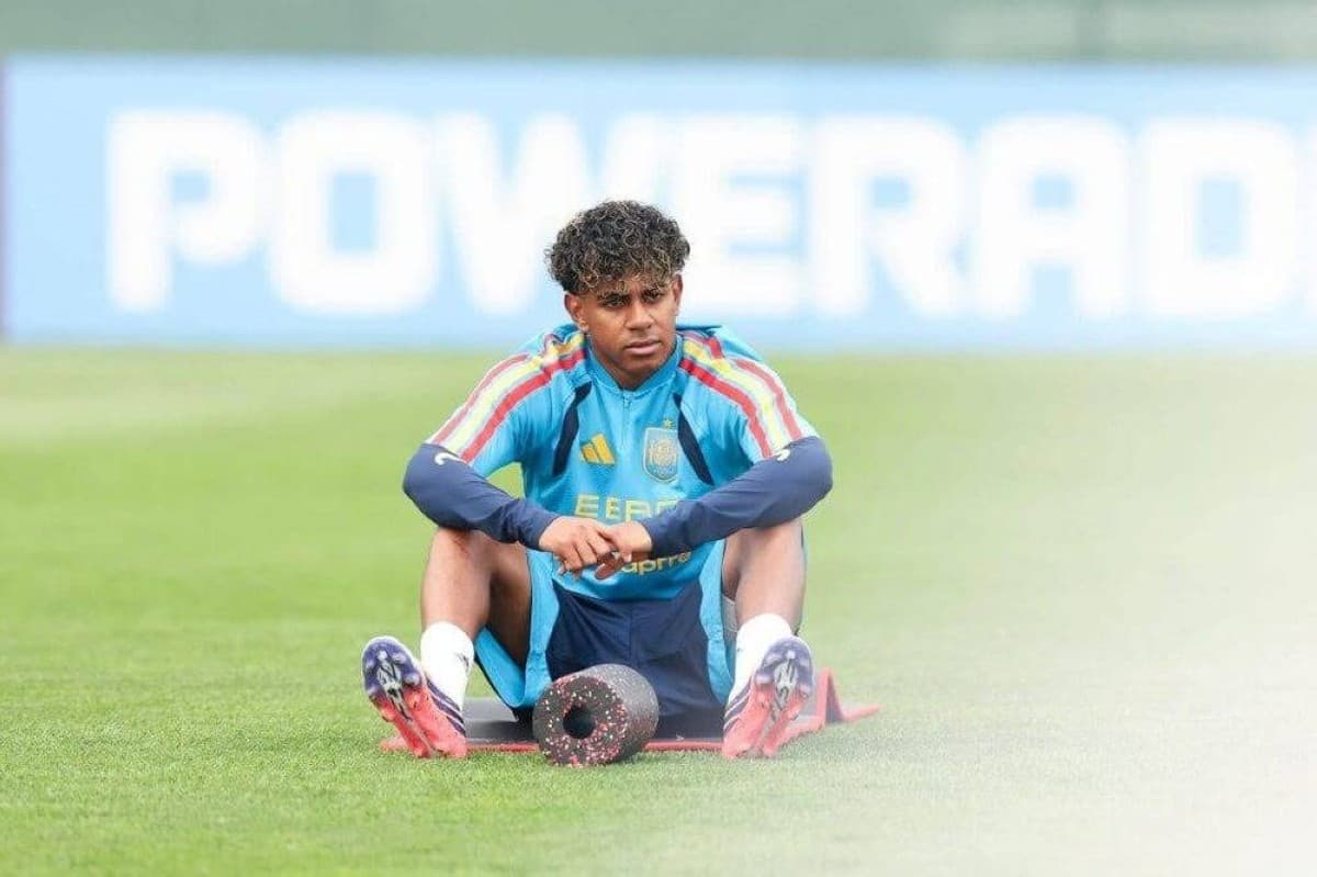 Spain's last training before Argentina