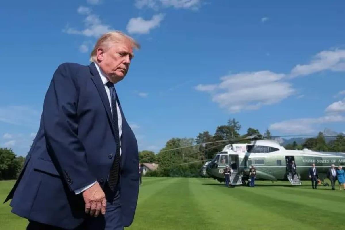 Trump and Macron's choppers cancel Brighton camp