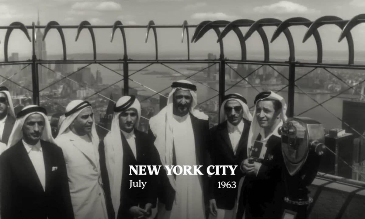 Sheikh Rashid bin Saeed's historic US visit