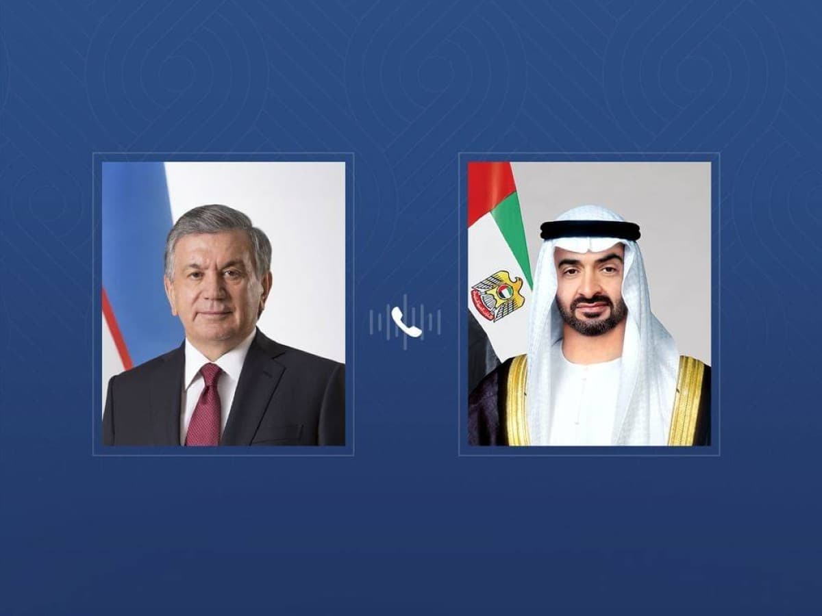 رئيس أوزبكستان يبحث مع رئيس الدولة علاقات البلدين