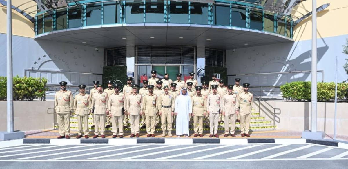 Abdullah Al Marri visits Jebel Ali Police