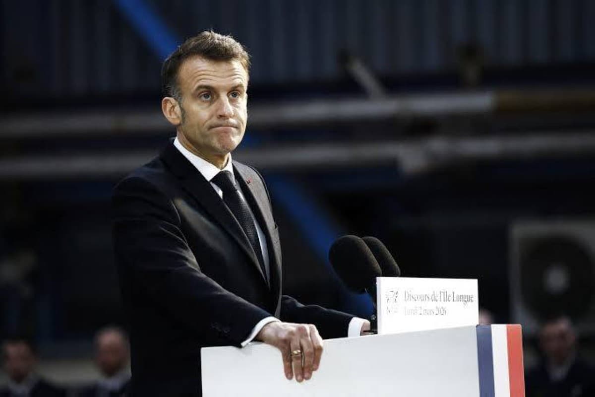 Macron: Fires the toughest test since WWII