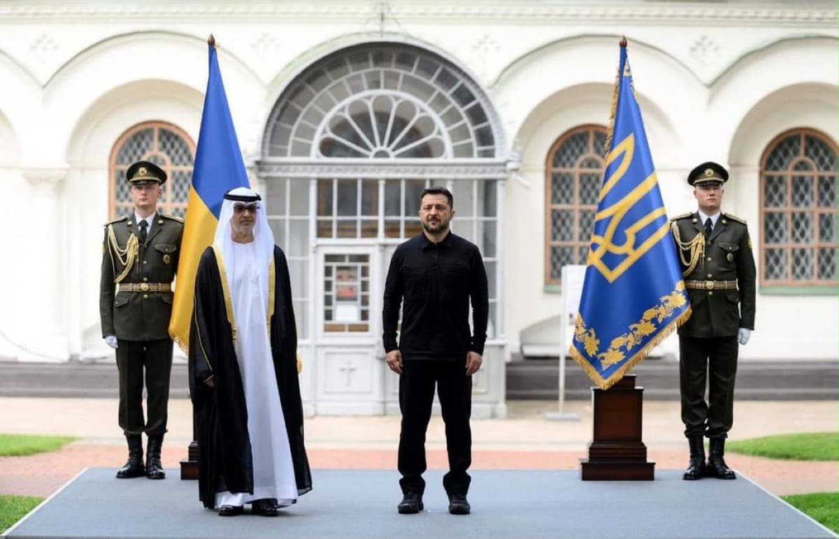 UAE ambassador submits credentials to Ukraine president