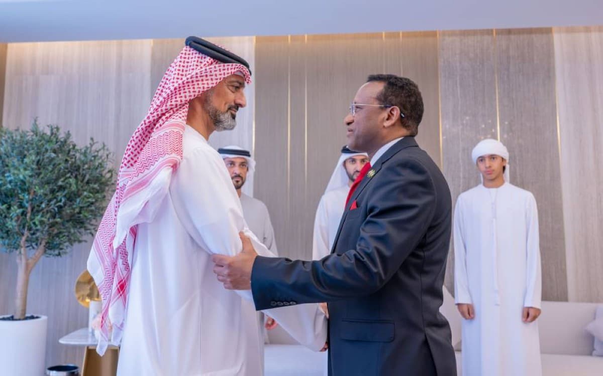 Ammar bin Hamid Meets Ethiopian Ambassador