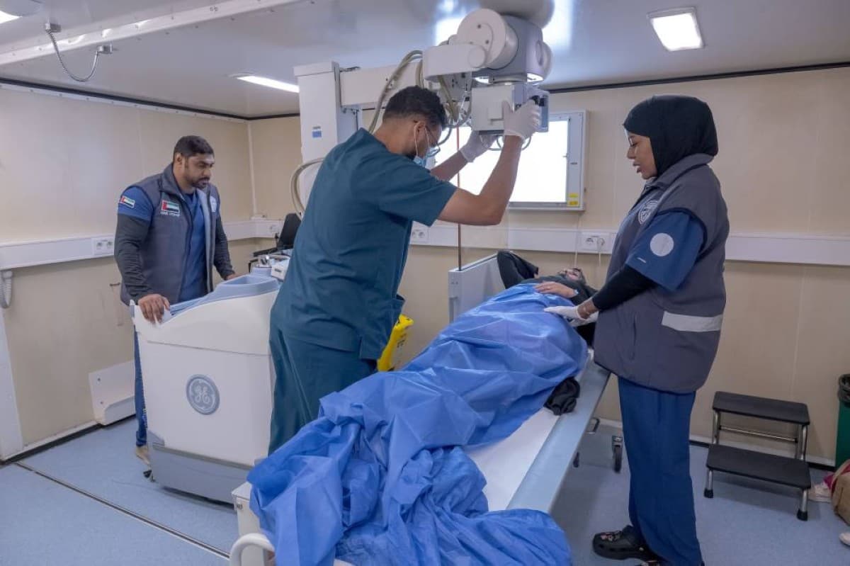 UAE floating hospital treats Gaza cases