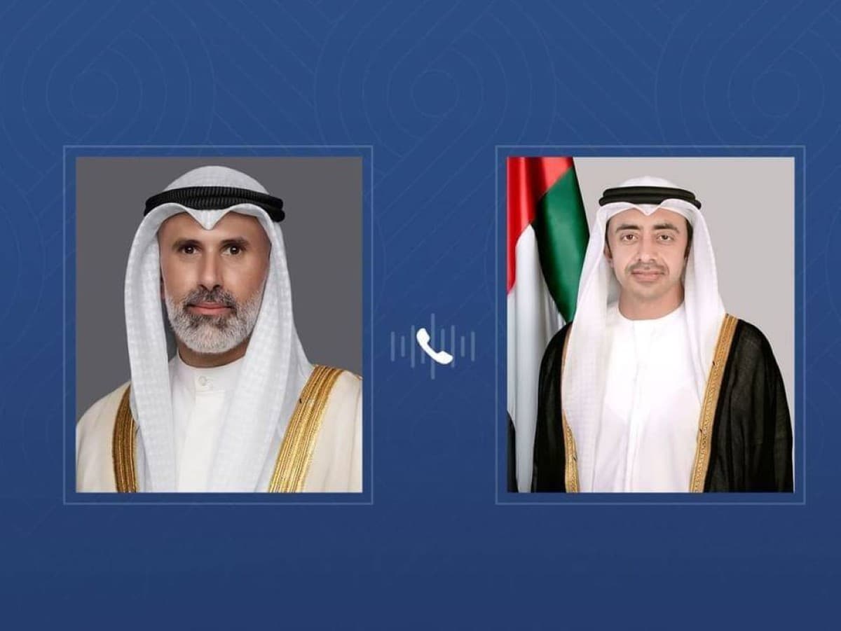 بن زايد والكويت يبحثان قضايا إقليمية