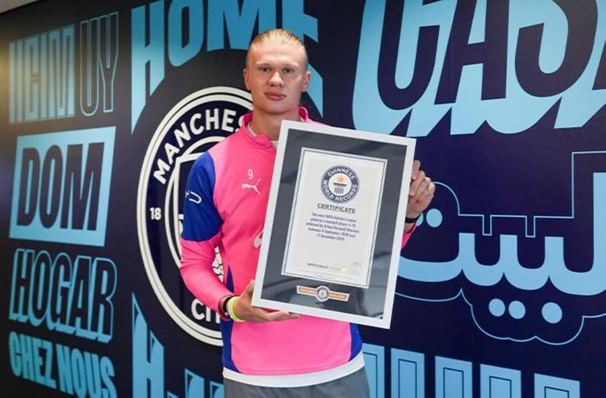 Guinness Recognizes Haaland's Record