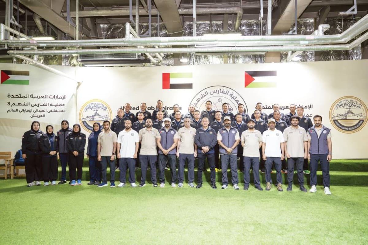 طبيب إندونيسي ينضم للمستشفى العائم في العريش