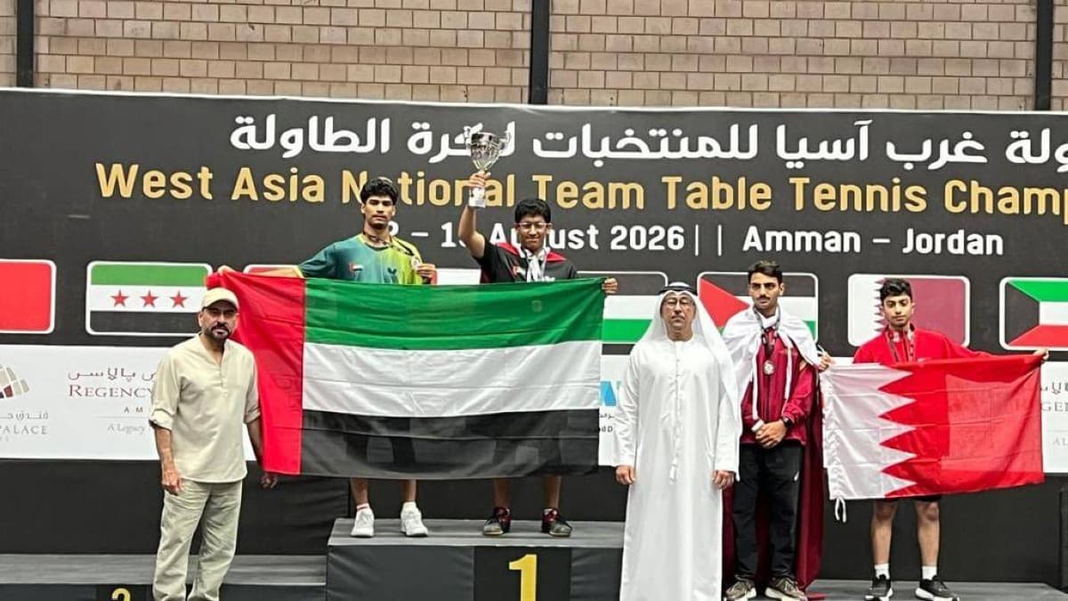 West Asia Table Tennis Team Wins 7 Medals