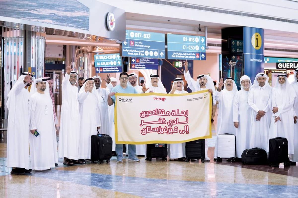 فرجان دبي تنظم رحلة متقاعدين الأندية إلى قيرغيزستان