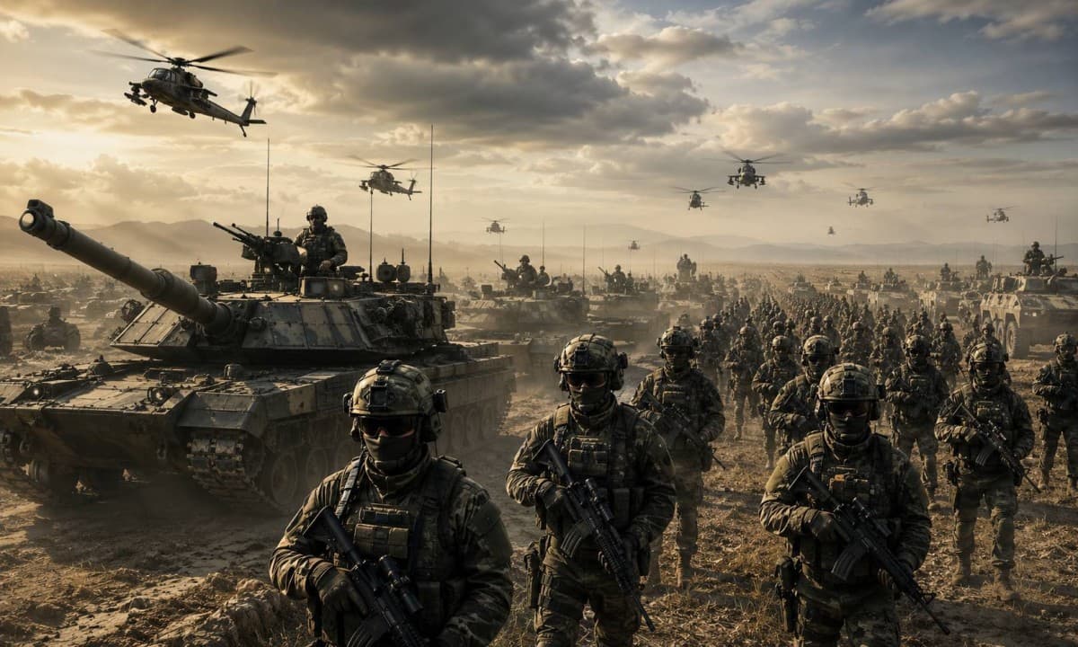 Top five largest non-military nations