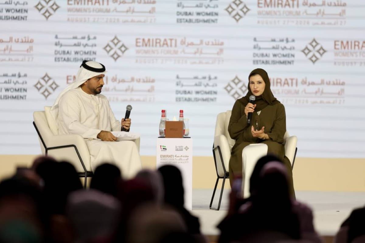 سارة الأميري تأكيد على دور المرأة الإماراتية في المجتمع