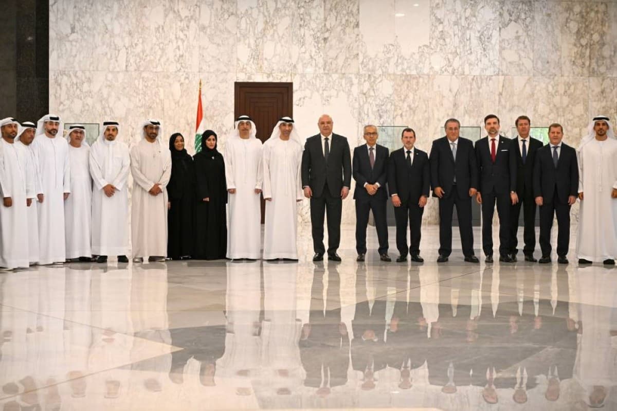 الرئيس اللبناني يستقبل ثاني الزيودي ويؤكد تطوير العلاقات التجارية