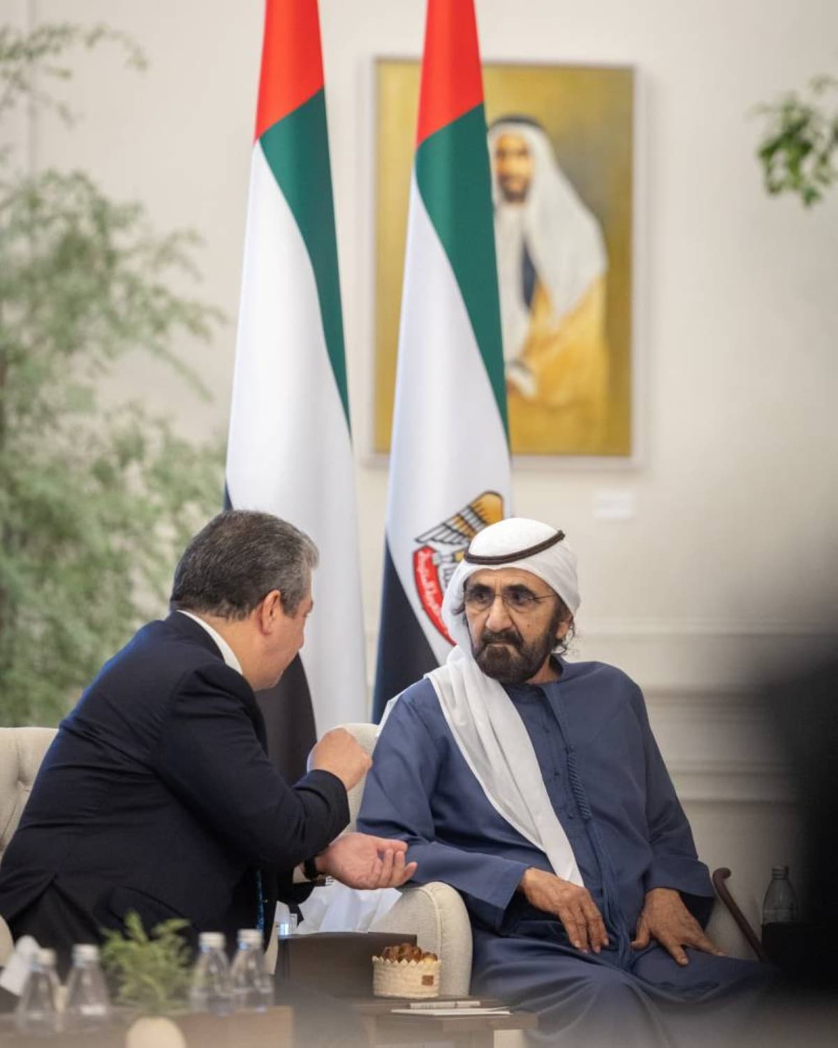 محمد بن زايد ورئيس كردستان يلتقيان