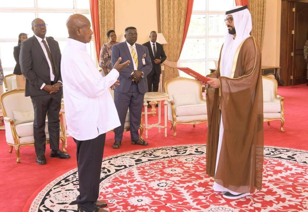 UAE Ambassador submits credentials to Uganda president