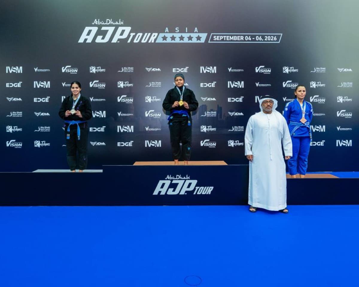 لاعبات الإمارات يبرزن في بطولة آسيا للجوجيتسو